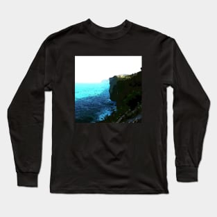 Cliffs rock garden Long Sleeve T-Shirt